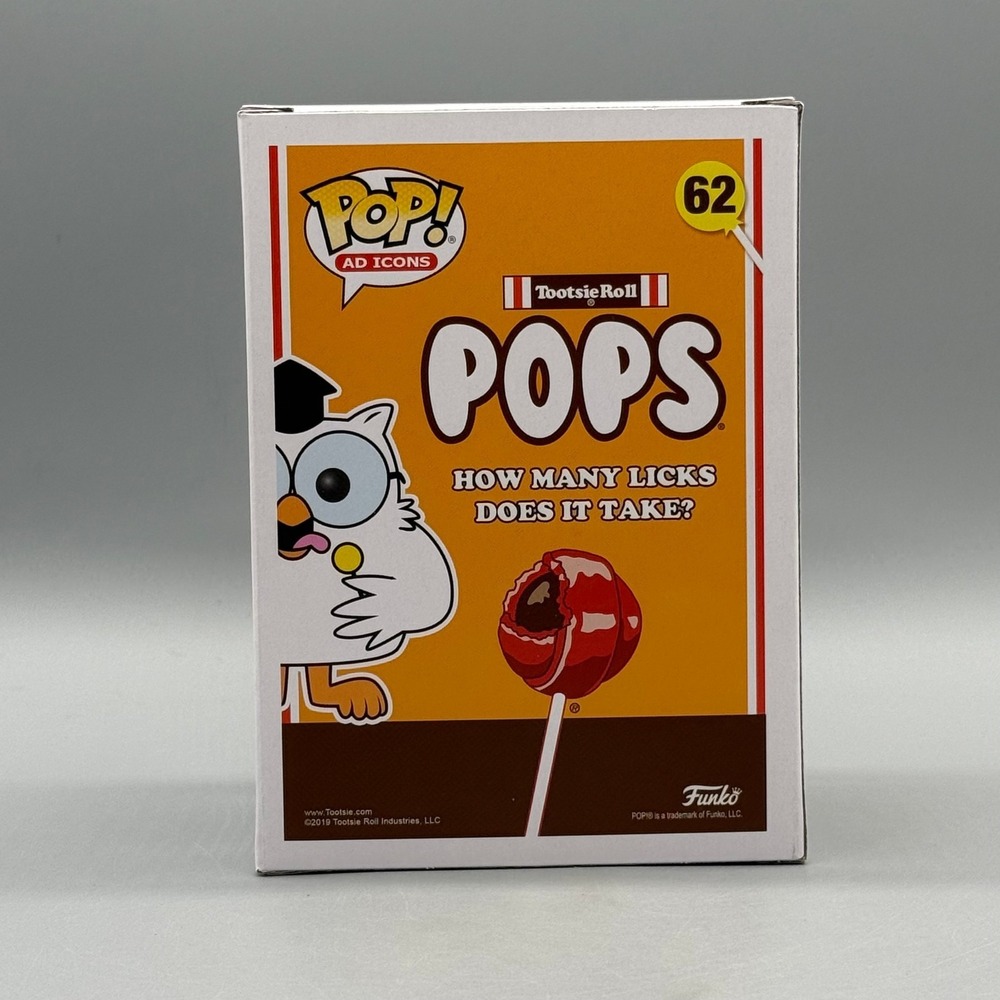 Funko Pop! Ad Icons #62 Mr. Owl Tootsie Roll Pops Popcultcha Exclusive *Vaulted* - Picture 3 of 7